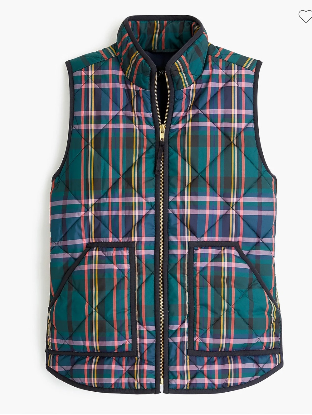 J. Crew Excursion Vest in J Crew Signature Tartan NWT